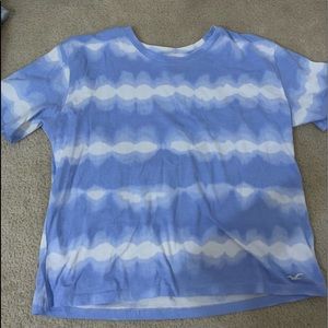 hollister blue tie dye t shirt